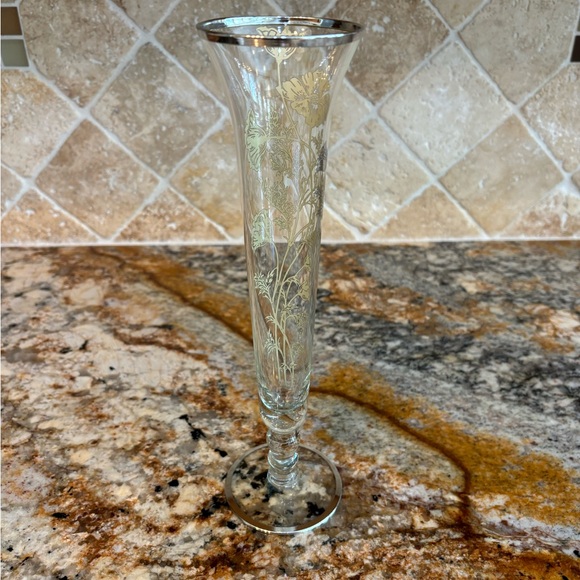 Silver City Glass Co, USA Sterling on Crystal Bud Vase 10” - Picture 7 of 11